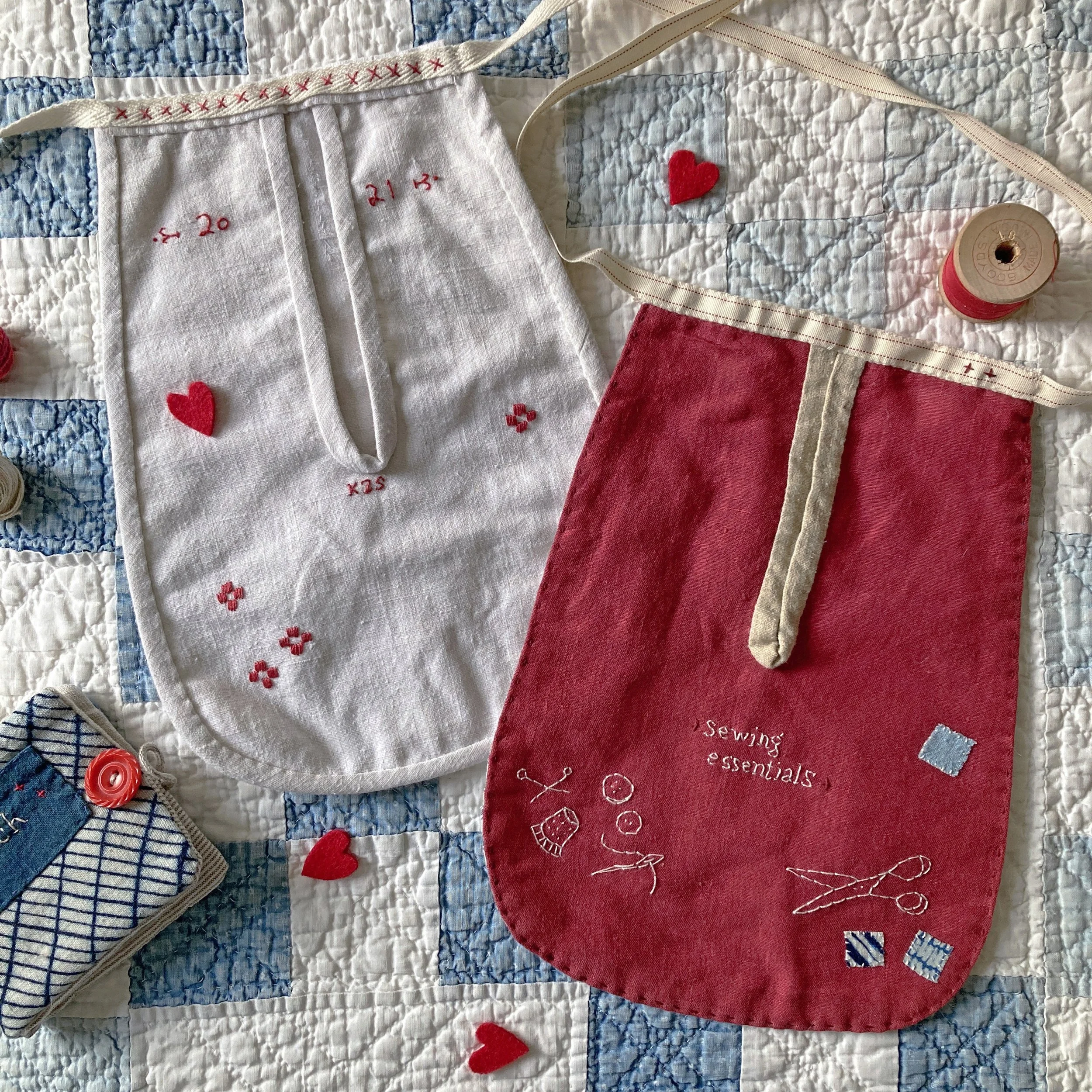 PDF Hand Sewing Pattern - Tie-On Pocket — kzstevens